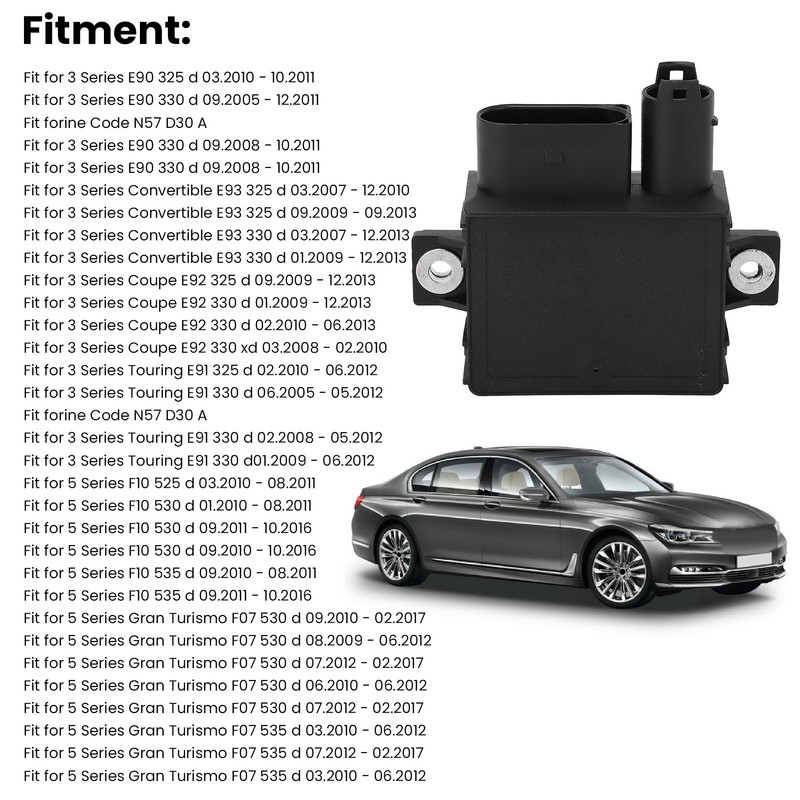 Glow Plug Control Module 12218591724 Diesel Glow Plug Control Unit