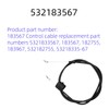SHJDHX 183567 532183567 Engine Zone Control Cable Compatible with Craftsman,
