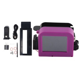 Depisuta Handheld Inkjet Printer, Mini Smart Inkjet Coding Machine for QRCode Barcode Production Date Time Logo Batch Number Print On Glass Bag Carton Box Wood Cloth Plastic Cable (US Plug)