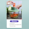 2 in 1 Electric Vegetable Cutter 1200rpm USB Charging Vegetable