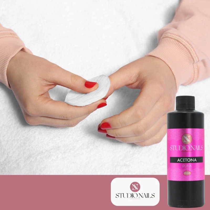 Diluyente Para Esmalte De Uñas Studio Nails Acetona Pura De