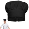 Risipu Chefs Hat with Elastic Band, Unisex Chef Hat with