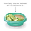 Rubbermaid 50-Piece Food Storage Containers Set with Lids, Teal Splash
