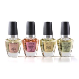 Cuccio Cuccio Naturale Mini Cuticle Revitalizing Oils - Hydrating Repair for Dry Skin & Nails - Paraben & Cruelty-Free, Spa Fragrances - 4 pc