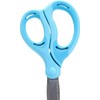 Kokuyo Aero Fit Saxa Scissors for Kids, Glueless Blue Hasa-P270B