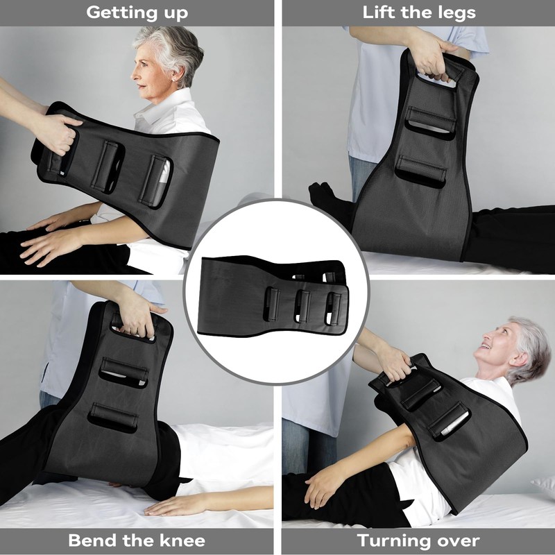 Transfer Sling Gait Belts, Padded Assist Transfer Belts, Heavy Duty