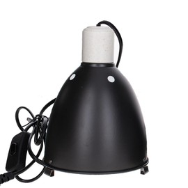 Reptiles Planet Clamp 16 Clamp Light for Reptiles Black Diameter 16 x Height 19 cm