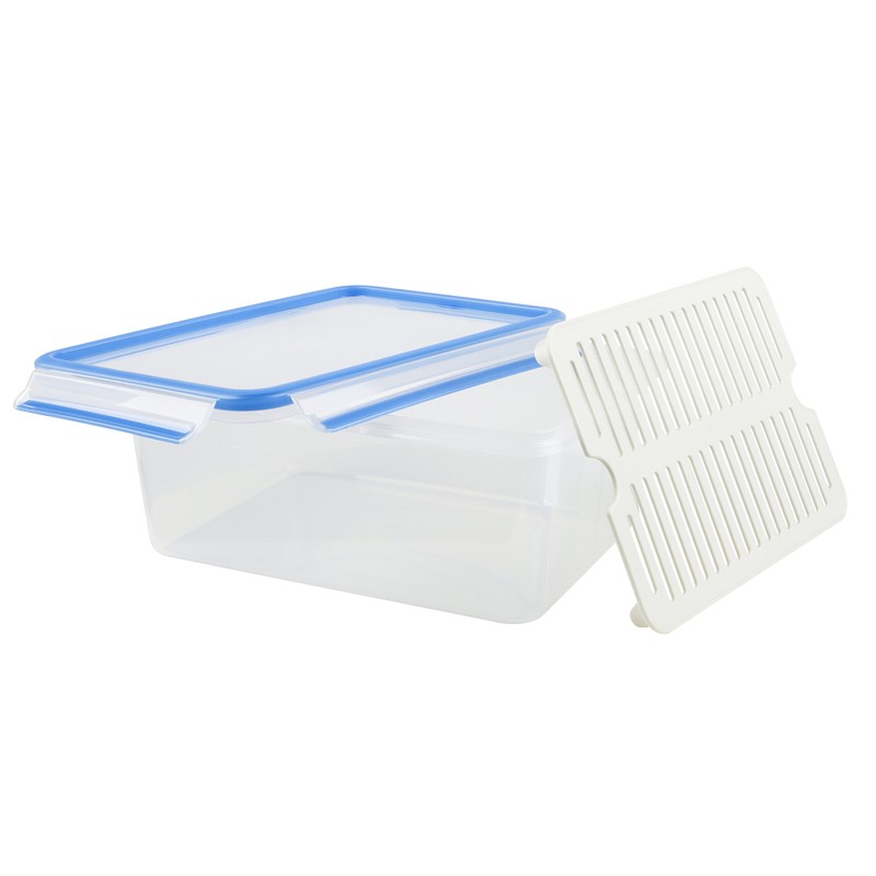 Emsa 512888 Clip & Close Box with drip Grid, 26.3