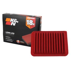 K&N Engine Air Filter: Long Life 18,000 Mile Replacement Air Filter: Compatible with 2006-2017 Toyota/Lexus (Camry, Venza, ES250), KNA-2370