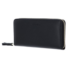 Coccinelle Tassel Leather Wallet 19.5 cm, black