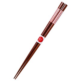 13382-1 Ceramic Pattern Wakasa Painted Chopsticks, Japanese Style, Shibuki Persimmon, Splash, 9.1 inches (23 cm), Made in Japan