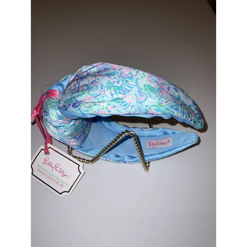Lilly Pulitzer NWT Top Knot Wide Headband Soleil It On