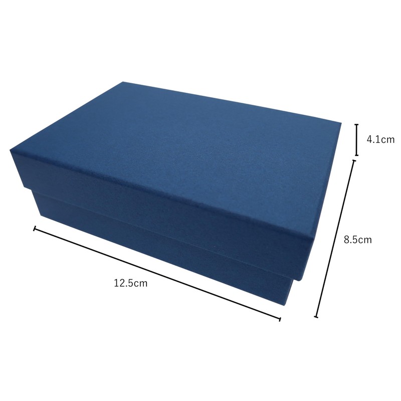 Indigo PB072 Wrapping Colorful Box, S, Navy, 1 Piece