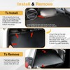 Powerty Foldable Cargo Cover for 2019-2025 Toyota RAV4 Accessories, Trunk
