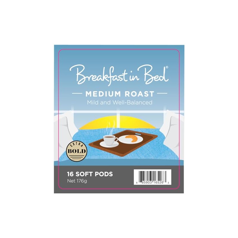 Wolfgang Puck Coffee, Breakfast in Bed Pods, 12 Gram Pods,
