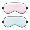 2 Pack Silk Kids Sleep Mask - Soft Skin-Friendly Adjustable