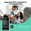 Fluentalk by Timekettle, T1 Mini Translator Device No WiFi Needed,