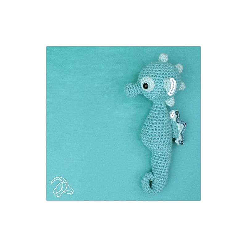 Hardicraft HC-40CK55 Molly the Seahorse Crochet Pack, Cotton, Sea Blue,