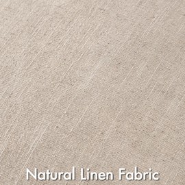 MIULEE Beige Linen Pillow Covers Pack of 4 Decorative Natural Solid Throw Pillow Covers Soft Accent Boho Farmhouse Couch Pillowcases Modern Home Decors for Living Room Bed Sofa 24x24 Inch