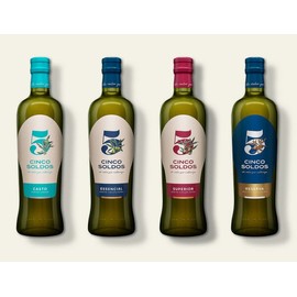 Generic Cinco Soldos - SUPERIOR - Extra Virgin Olive Oil 0.5% acidity - 750ml / 25.36oz Bottle