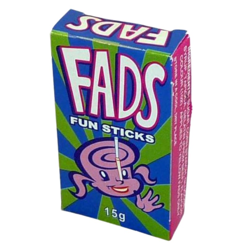 Fyna Fads Fun Sticks 15g - 12 Pack