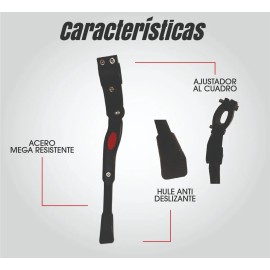Pata Parador Bicicleta Ajustable Aluminio Reforzado R24-r29