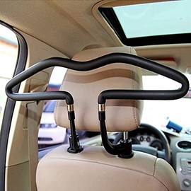 Shkalacar Car Coat Hanger Headrest Back Seat Coat Hanger Multifunctional Car Hanger for Coat Suit Jacket, Seat Chair Back Suit Hanger