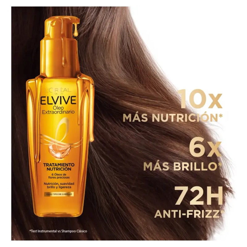 Tratamiento en Aceite Elvive Óleo Extraordinario de L'Oréal Paris, con