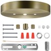 MAYOMAJO 6 Inches Light Canopy Kit with Heavy Duty Replacement