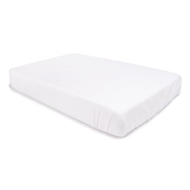 PEKITAS Fitted Sheet 500 Thread Count 100% Cotton 75 x 50 cm / 80 x 50 cm Adjustable Cot Bed / Cot Bed Boys Girls with Elasticated Fits Next2me Next Standard