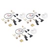 3 Set Carburetor Rebuild Kit Plastic Iron Carburetor Repair Kit