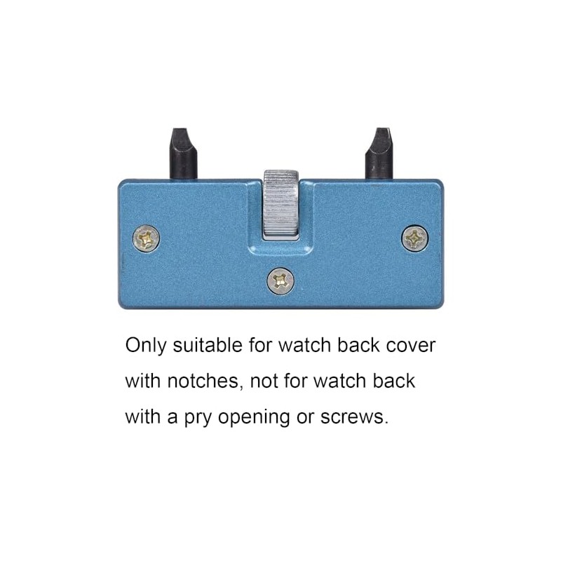 Professional Watch Back Remover Tool, Metal Adjustable Rectangle Watch Back
