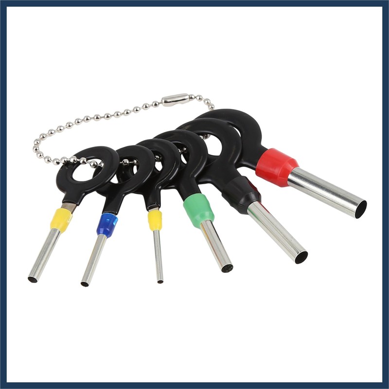 VekAuto 6pcs Car Wire Terminal Removal Tool Wiring Connector Pin