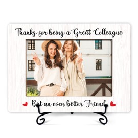 pseuaudo Appreciation Photo Frame For Women, Inspirational Gifts For Birthday Christmas Thanksgiving, Friend Frame Thank You Gifts For Colleagues, Going Away Gifts For Coworkers, Retirement Gifts -39