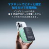 AsiaResource 準固体モバイルバッテリー 5000㎃【6ヶ月間保証付き】 半固体 ワイヤレス充電機 リチウム電池 ケーブル接続最大出力２０w ワイヤレス出力最大１５w 同時使用可 LED残量表示