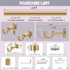 Lwiiom Heavy Duty Curtain Rods,1 1/4" Large Diameter Premium Nonadjustable