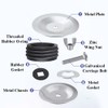1 Pcs Sewer Cleanout Cap, 3 Inch Rubber Expansion Sewer