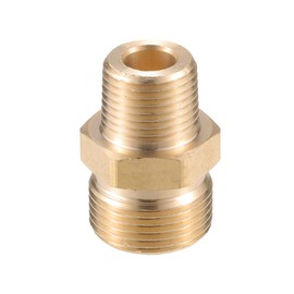 VekAuto Pressure Washer Connector, 3/8" NPT to M22x1.5 Male Adapter Brass Screw Hose Connector Universal for Pressure Washer Quick Connect Brass Copper Tone