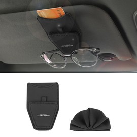 Corolla Cross Car Glasses Clip, Sunglass Holder, Magnetic Absorption, Card Storage, Compatible with Corolla, Cross, GX, G, Z Exclusive Car Storage, Sun Visor, Glasses Holder, Car Accessories, Popular