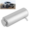 3x7.5in Radiator Coolant Oil Catch Can Overflow Tank Bottle Aluminium