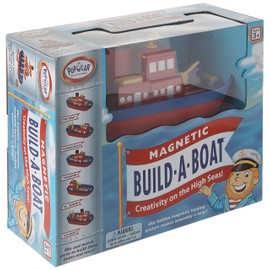 Magnetic Build-a-Boat High Seas Toy Play Set, 10 Pieces