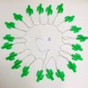 Lovely Cactus Shape String Light 10ft 20 LED Warm White