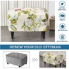 Highdi Ottoman Protective Cover Stool Cover, Stool Cover for Footstool,