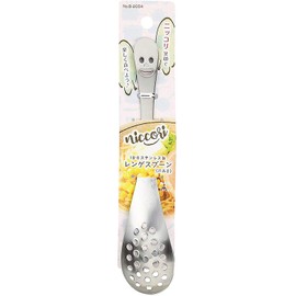 Pearl Metal Nikkoli B-2054 Astragalus Spoon, Perforated, Stainless Steel
