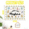 Long Live Playtime Banner Playroom Wall Decor for Kid Room