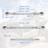 Motoforti 2pcs 145mm 8mm Hole Dia Steering Tie Rod for