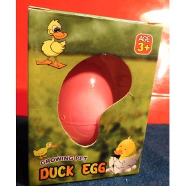 Unbranded Growing Pet Water Hatching  Pink Duck Egg Toy (4 possible varieties)  New In Box