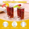 50pcs Mini Vasitos Botas Vaqueras Con Sombrero Para Fiesta