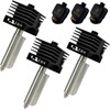 3 PCS 0.4MM Hotend Kit for P2S/H2D/H2S/X2D/H2C/A1/A1 Mini Integrated Design