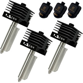 3 PCS 0.4MM Hotend Kit for P2S/H2D/H2S/X2D/H2C/A1/A1 Mini Integrated Design
